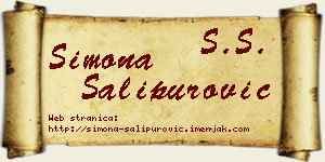 Simona Šalipurović vizit kartica